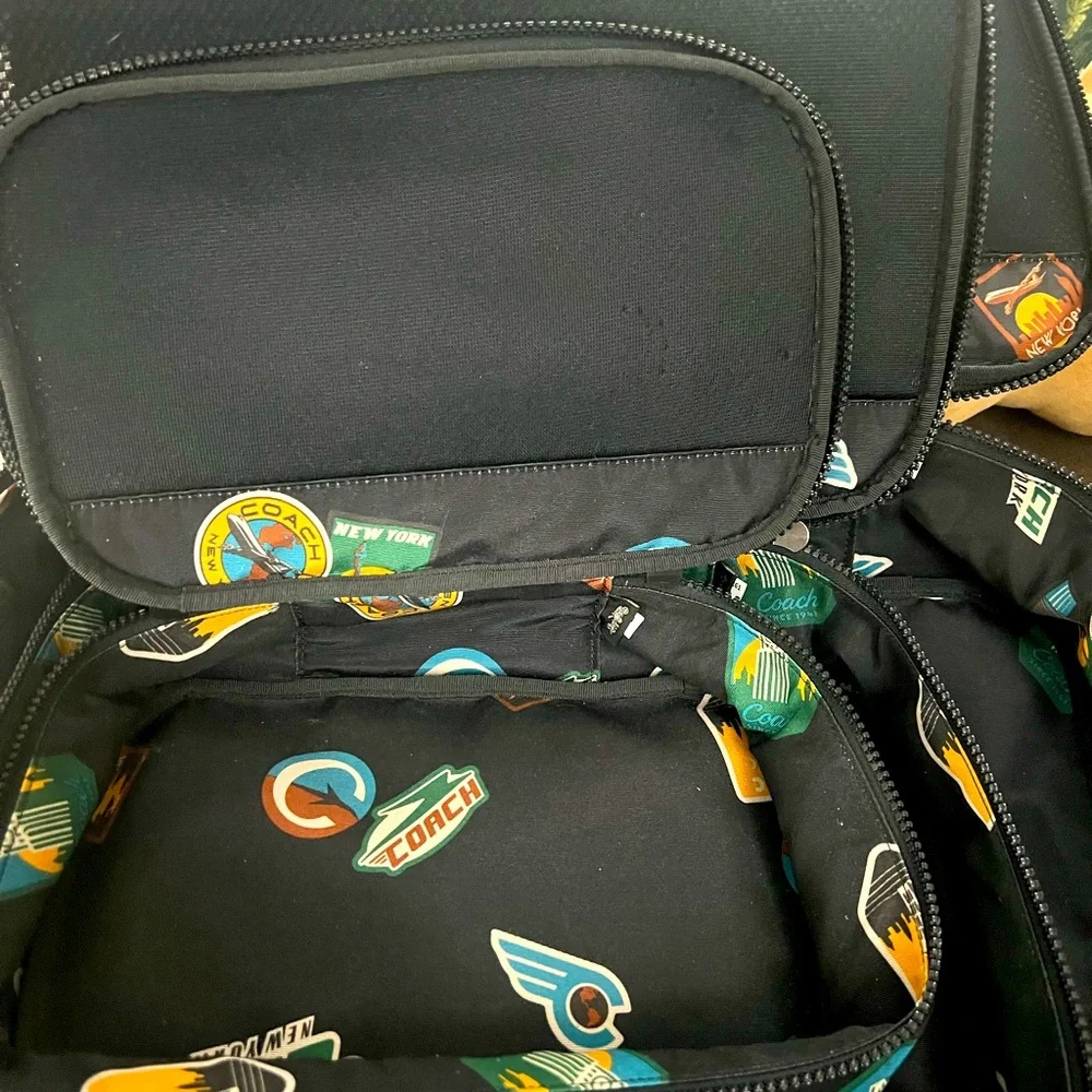 Coach Stylish Black Travel Bag Set - Picture 8 of 8